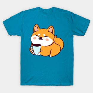 Morning Coffee Shibe T-Shirt